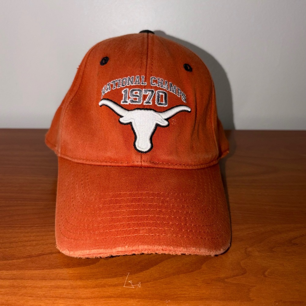 American Eagle Texas Longhorns 1970 National Champs Hat Orange S/M One-Fit